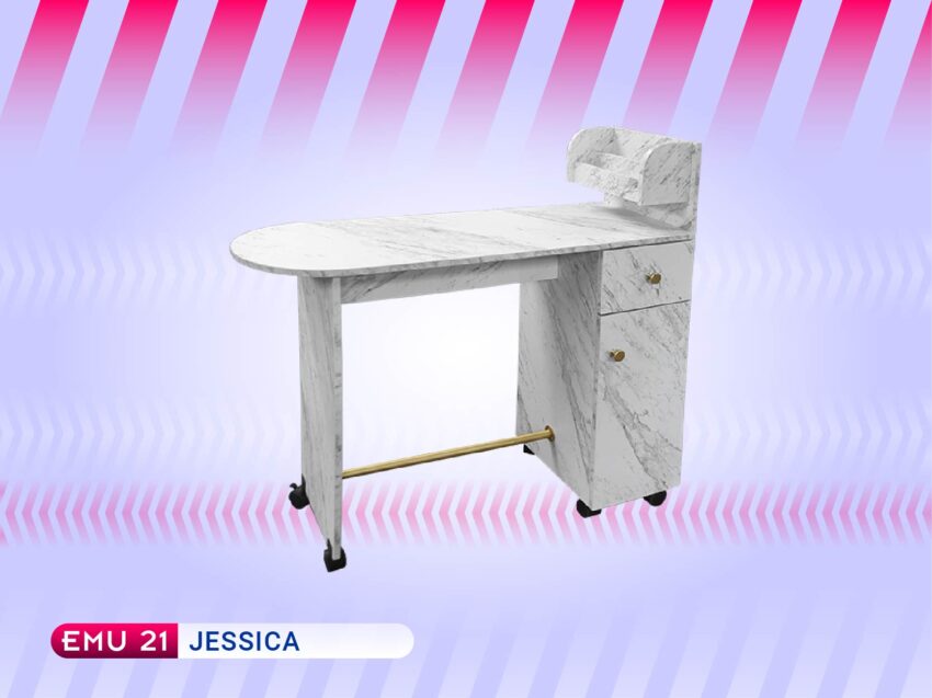 Mesa para manicure con esmaltero Jessica