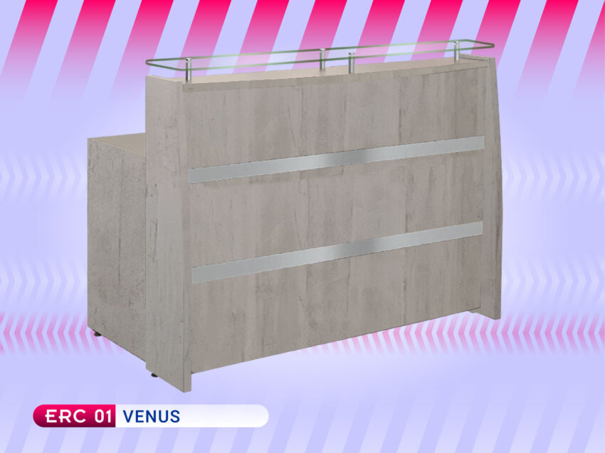 Mueble mostrador recepción para estética Venus