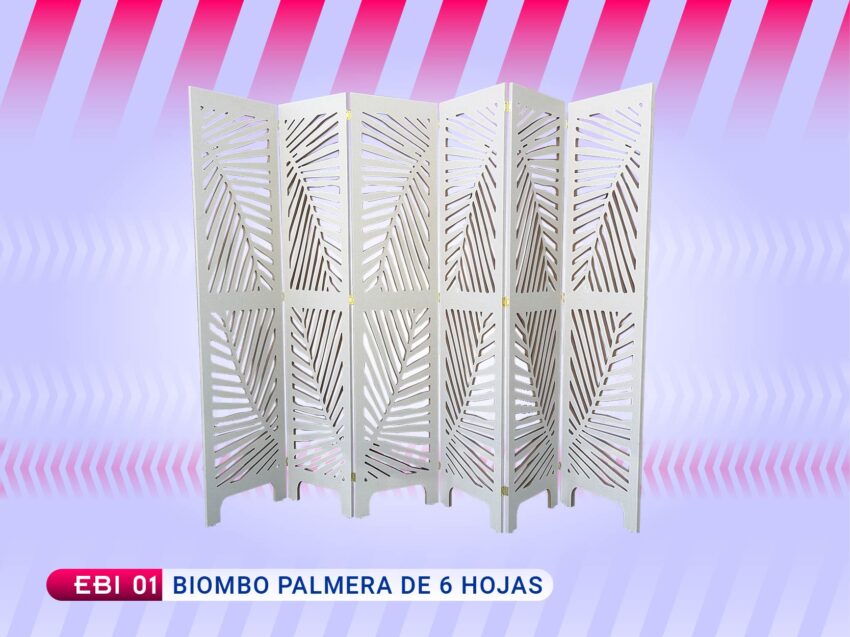 Biombo divisor Palmera