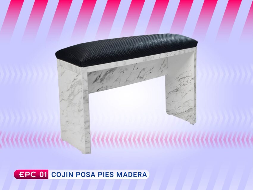 Cojín reposa pies para pedicure Madera