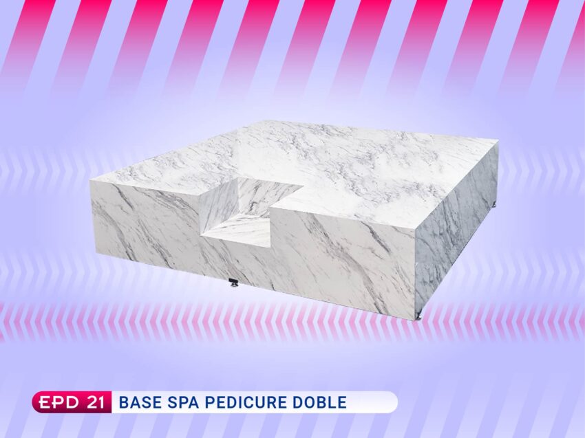 Tarima para spa pedicure Doble