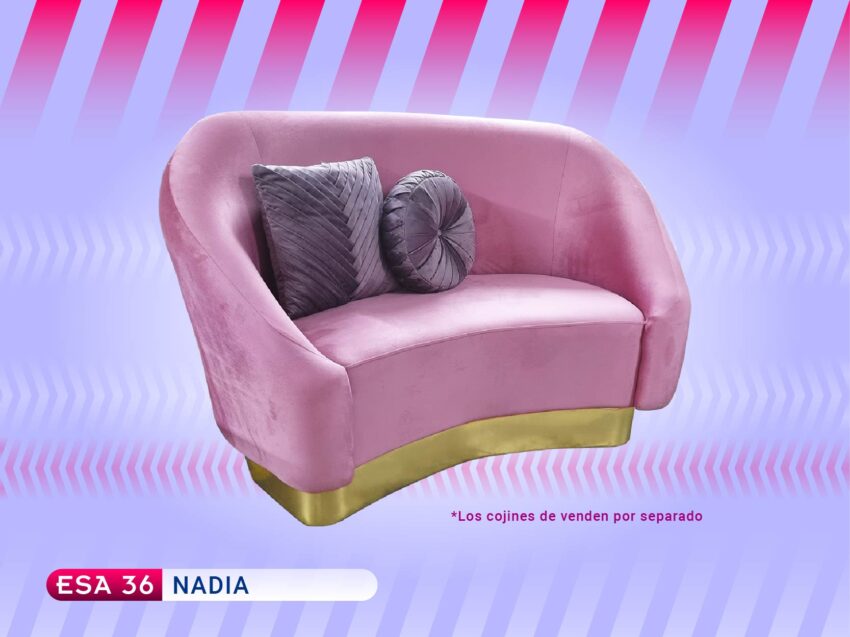 Sillón moderno para sala de espera estética spa barbería Nadia