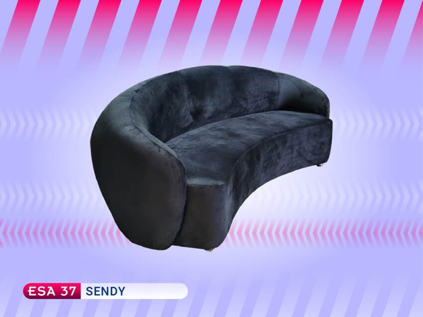 Sofá sillón para sala de espera estética barbería Sendy