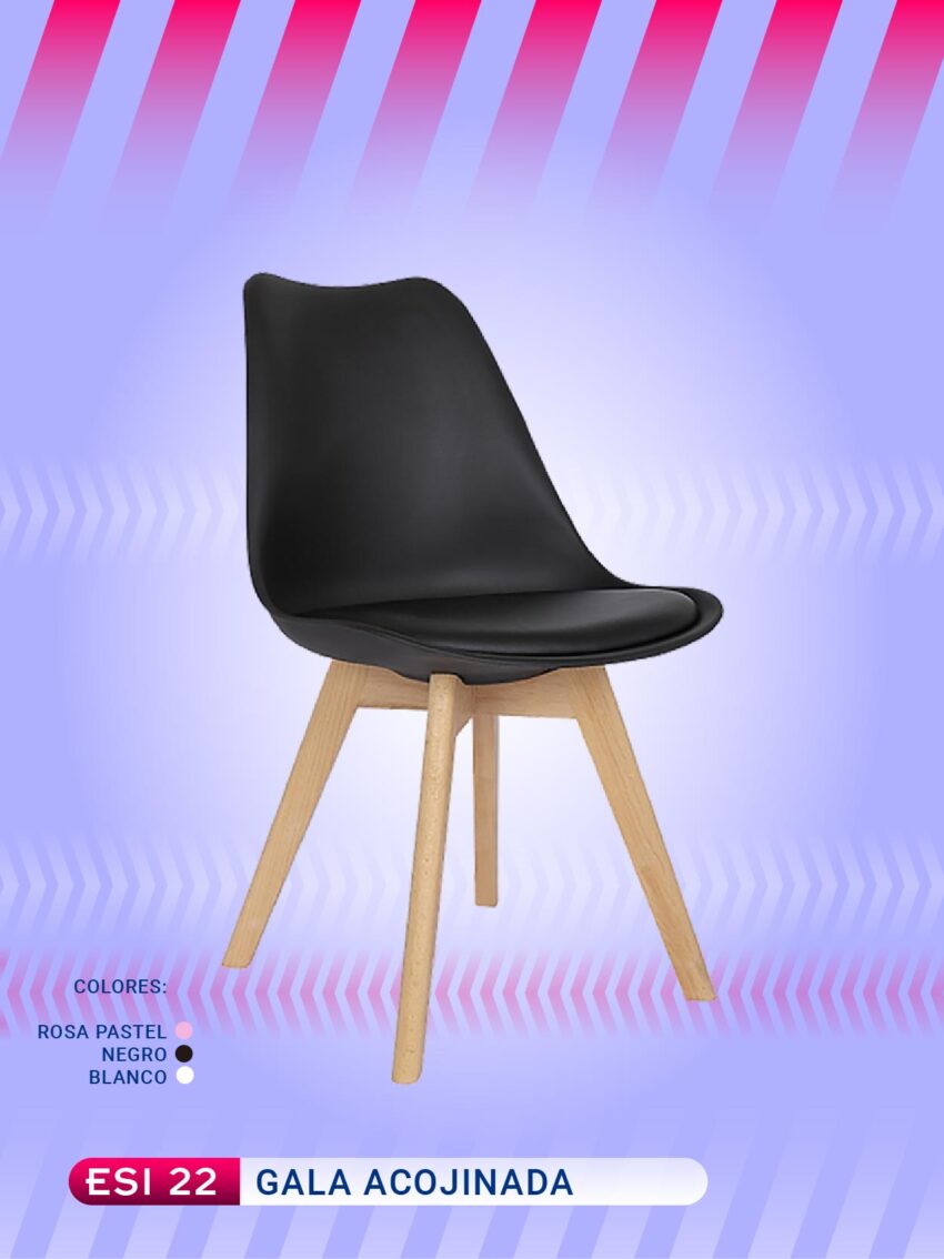 Silla manicure Gala asiento acojinado