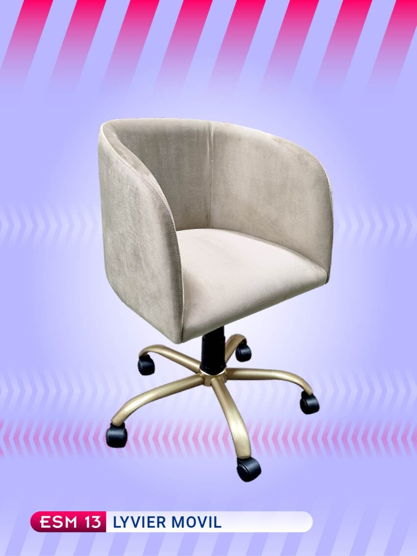 Silla móvil para manicure Lyvier